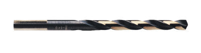 Black & Gold HSS Fractional Drill Bits, 13/64 in, Split Point