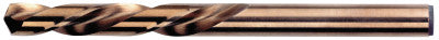 Left-Hand Mechanics Length Cobalt High Speed Steel Drill Bits, 7/16 in, Split