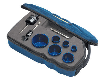 Bi-Metal Hole Saws Sets, 7/8 in - 2 1/2 in Cut Diam.