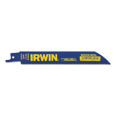 Metal Cutting Reciprocating Blades with WeldTec, 6 in x 0.738 in, 18 TPI, 25/PK