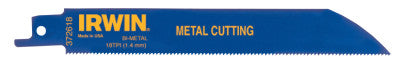 Metal Cutting Reciprocating Blades with WeldTec, 6 in x 3/4 in, 18 TPI