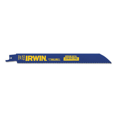Metal Cutting Reciprocating Blades with WeldTec, 8 in x 0.738 in, 18 TPI, 25/PK