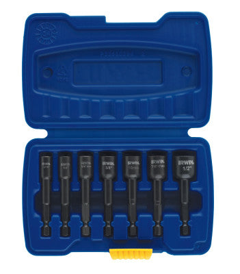 7-pc POWER-GRIP Sets, 1/4 in Drive, Carbon Steel