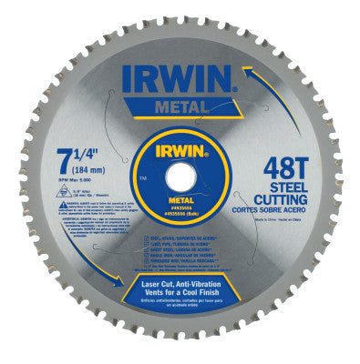 Metal Cutting Blades, 7 1/4 in, 48 Teeth, 5/PK