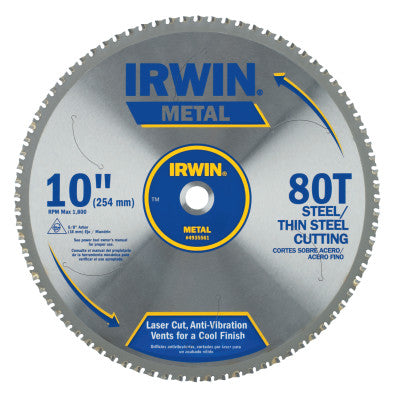 Metal Cutting Blades, 10 in, 80 Teeth
