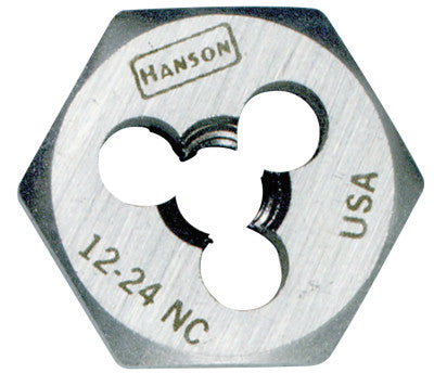 DIE 12-24 5/8 HEX HANSON