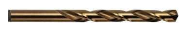 Cobalt High Speed Steel Fractional Straight Shank Jobber Length Drill Bit,13/64"