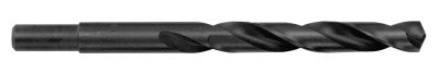 Heavy-Duty Steel Fractnl 3/8" Reduced Shank Jobber Length Drill Bit, 29/64",Bulk
