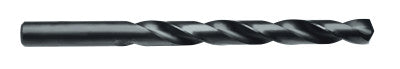 Heavy Duty Black Oxide High Speed Steel Jobber Length Drill Bit, 3/8 in, Carded