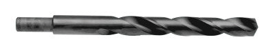 Heavy-Duty Steel Fractnl 3/8" Reduced Shank Jobber Length Drill Bit, 1/2",Card