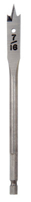 Standard Length Flat Bits, 7/16 in Dia.