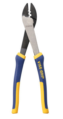 Forged Crimpers, 10 in, 10-22 AWG, Blue/Yellow
