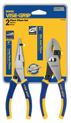 2-pc ProPlier Sets - Slip Joint / Long Nose, 6 in