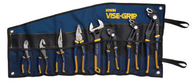 8-pc GrooveLock Pliers Sets, Groovelock;Linesman;Long Nose;Diagonal;SlipJoint