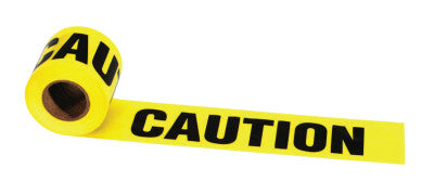 Barrier Tape, 3 in x 300 ft, Caution