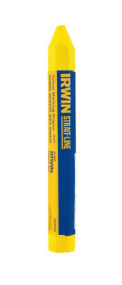 Lumber Crayons, 4 1/2 in, Yellow, Bulk