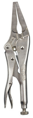 Long Nose Locking Pliers, Jaw Opens to 2 7/8 in, 9 in Long