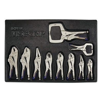 LCKING PLIERS 10PC FASTRELEASE TRAY SET