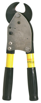 Compact Ratcheting Cable Cutters, 14 in, Shear Cut