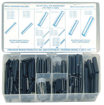 Roll Pin Assortments, Spring Steel