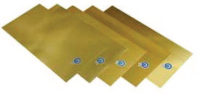 Brass Shim Flat Sheets, 0.002", Brass, 0.025" x 25" x 6"