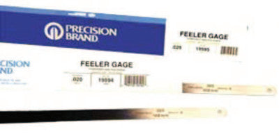 Flat Length Steel Feeler Gauges, 0.040 in, 12 in Length