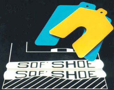 Sof Shoe Shims, 0.05, Elastomer, 0.02" x 4" x 4"