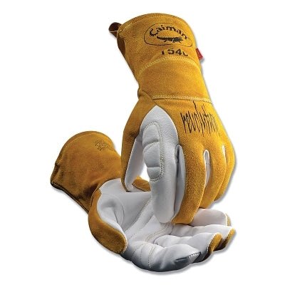 GLOVE  PEARL/GOLD  TIG KONTOUR  KEVLAR  XL