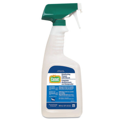 Comet Disinfecting Cleaner with Bleach, 32 oz Trigger Spray Bottle