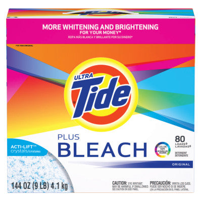 Tide Laundry Detergents with Bleach, 144 oz Box