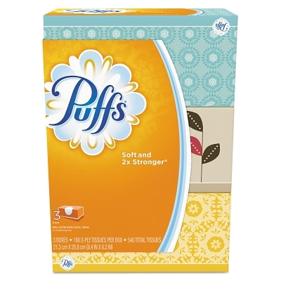 PUFFS BASIC FACIAL TISSUE 2-PLY (180 PER BX)