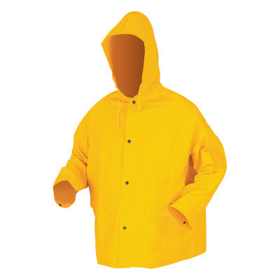 200JH Classic Series Hooded Rain Jackets, Yellow, 16 in, 2X-Large