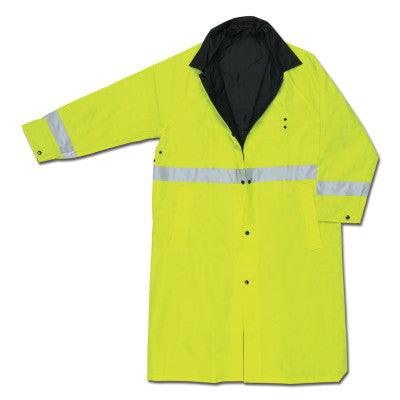 7368CR Luminator Raincoats, Nylon/PVC, Black/Lime, 16 in, X-Large