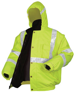 Luminator Bomber Plus Jackets, 3X-Large, Fluorescent Lime