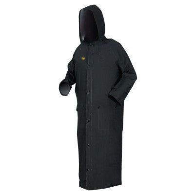 Classic Plus Rainwear, Large, PVC/Polyester, Black