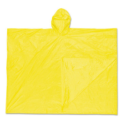 Schooner Poncho, 0.1 mm PVC Film, Yellow, One Size Fits All