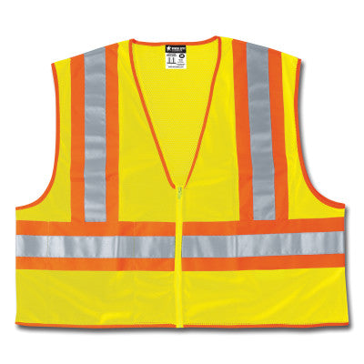 Luminator Class II Flame Resistant Vests, X-Large, Fluorescent Lime