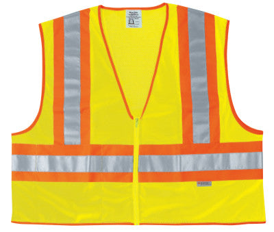 Luminator Class II Safety Vests, 3X-Large, Lime