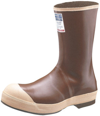 Neoprene Steel Toe Boots, Size 8, 12 in H, Neoprene, Copper/Tan