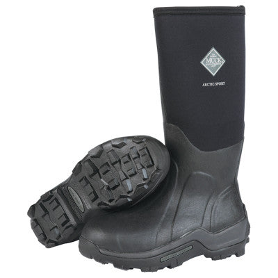 Arctic Sport Safety Toe Boots, Size 11, Black