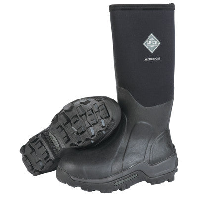 Arctic Sport Safety Toe Boots, Size 10, Black