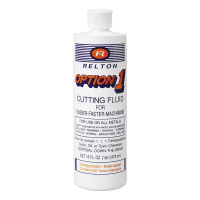 Option 1 Metal Cutting Fluids, 1 pt, Bottle