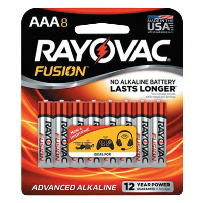 FUSION Advanced Alkaline Batteries, AAA, 1.5 V