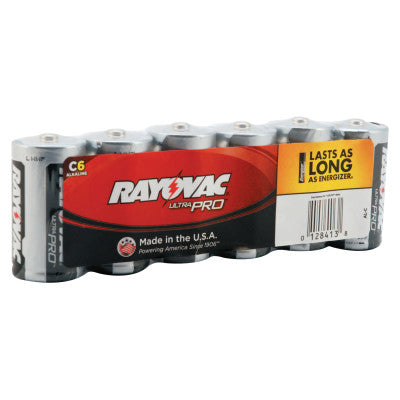 Maximum Alkaline Shrink Pack Batteries, 1.5 V, C