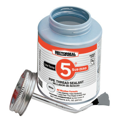 No. 5 Sub-Zero Pipe Thread Sealants, 1 Pint Can, Yellow