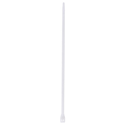 Standard Cable Ties w/DoubleLock, 75 lb Tensile Strength, 8", Natural, 100/Bag