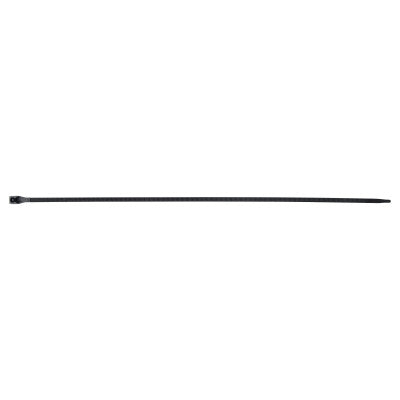 Standard Cable Ties w/DoubleLock, 75 lb Tensile Strength, 14", UV Black, 100/Bag