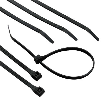 Heavy-Duty Cable Ties w/DbleLock, 120lb Tensile Strength, 15", UV Black,50/Bag