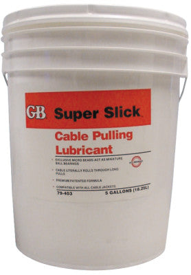 Super-Slick Cable Pulling Lubricants, 5 gal Pail