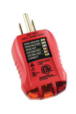 Ground Fault Receptacle Testers, 125 VAC